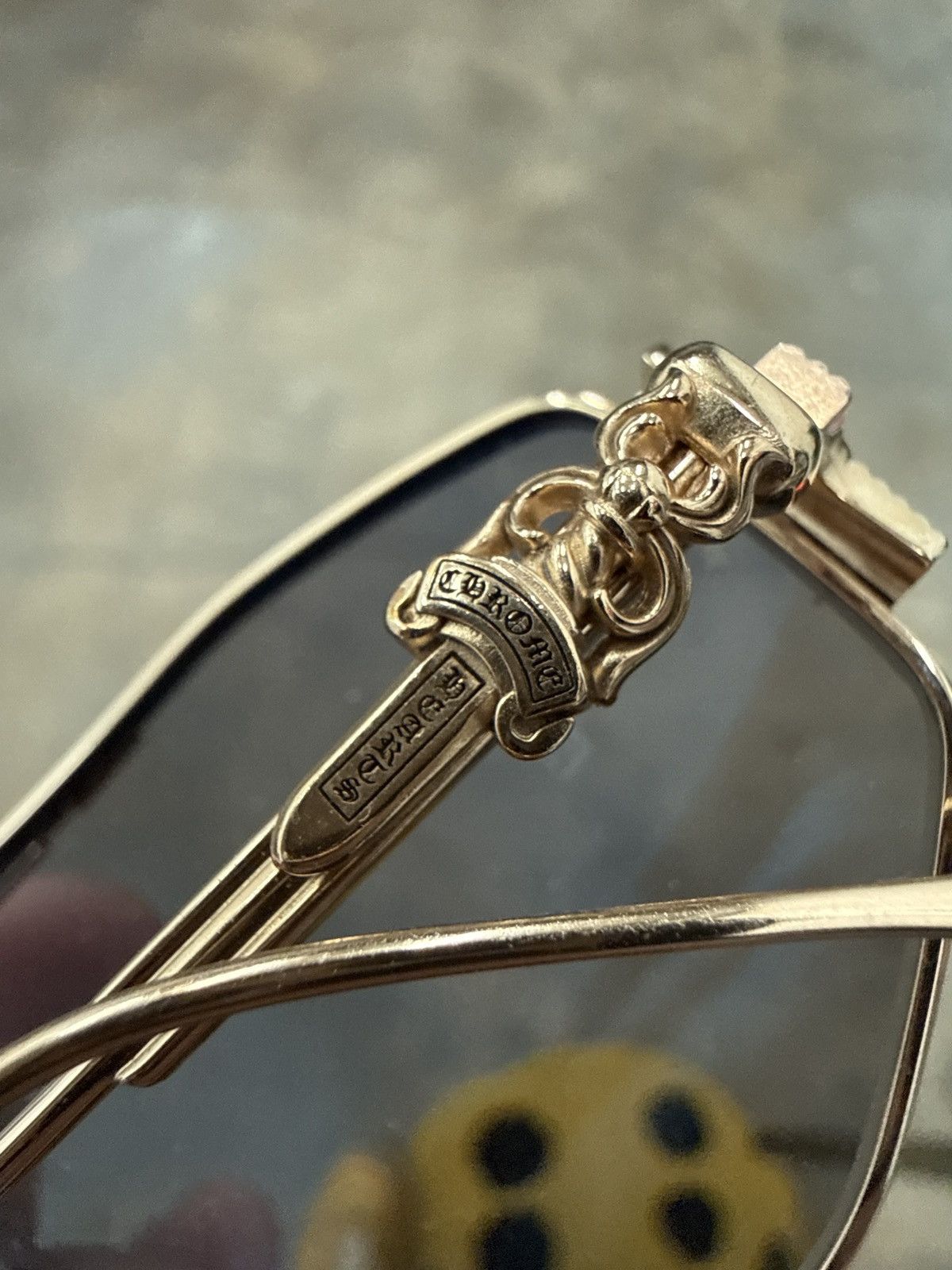 Chrome Hearts Chrome Hearts Pump Station Gold Sunglasses RARE Size ONE SIZE - 10 Thumbnail