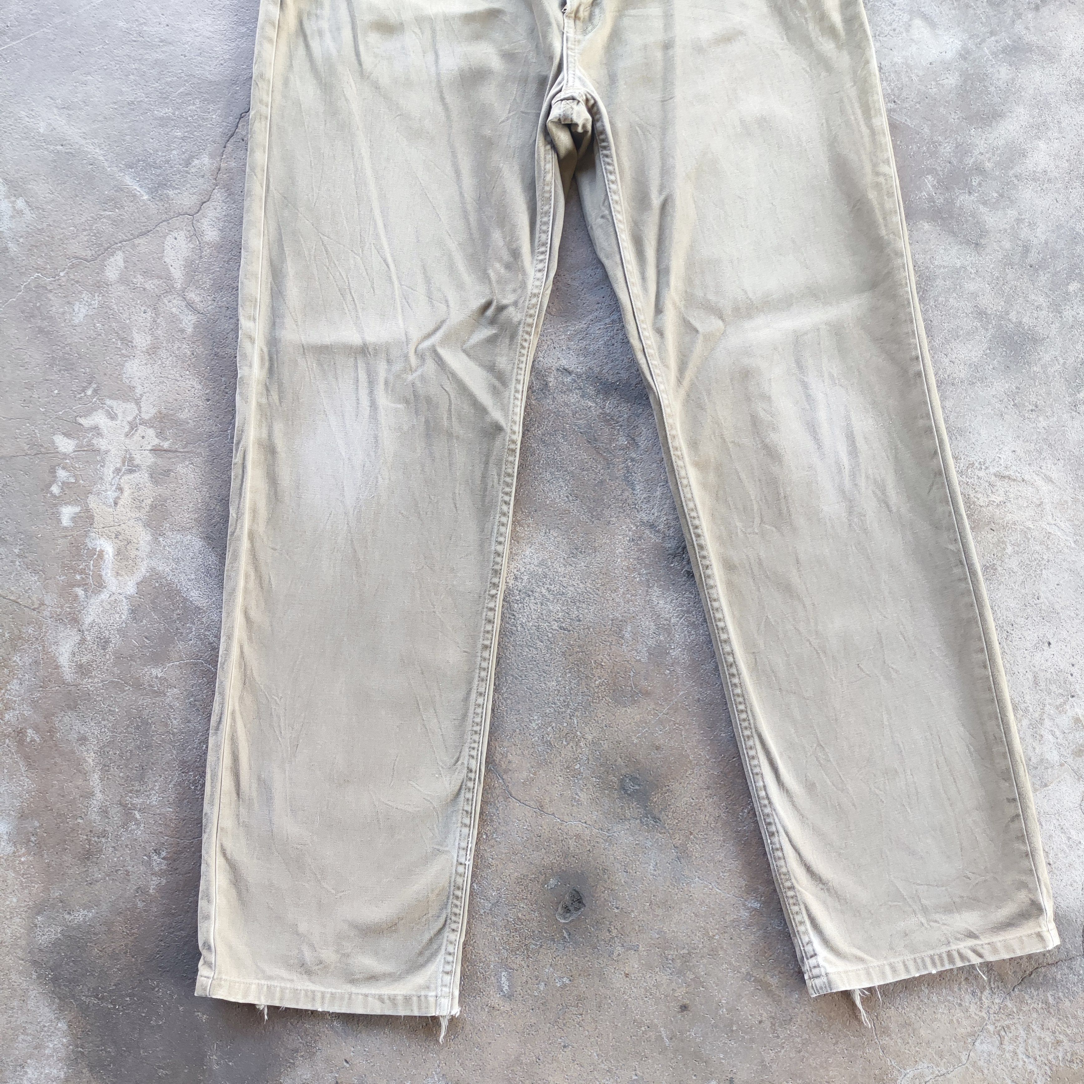 Levi's Vintage Levi's 502 Brand Casual Ripped Faded Pants Size US 34 / EU 50 - 3 Thumbnail