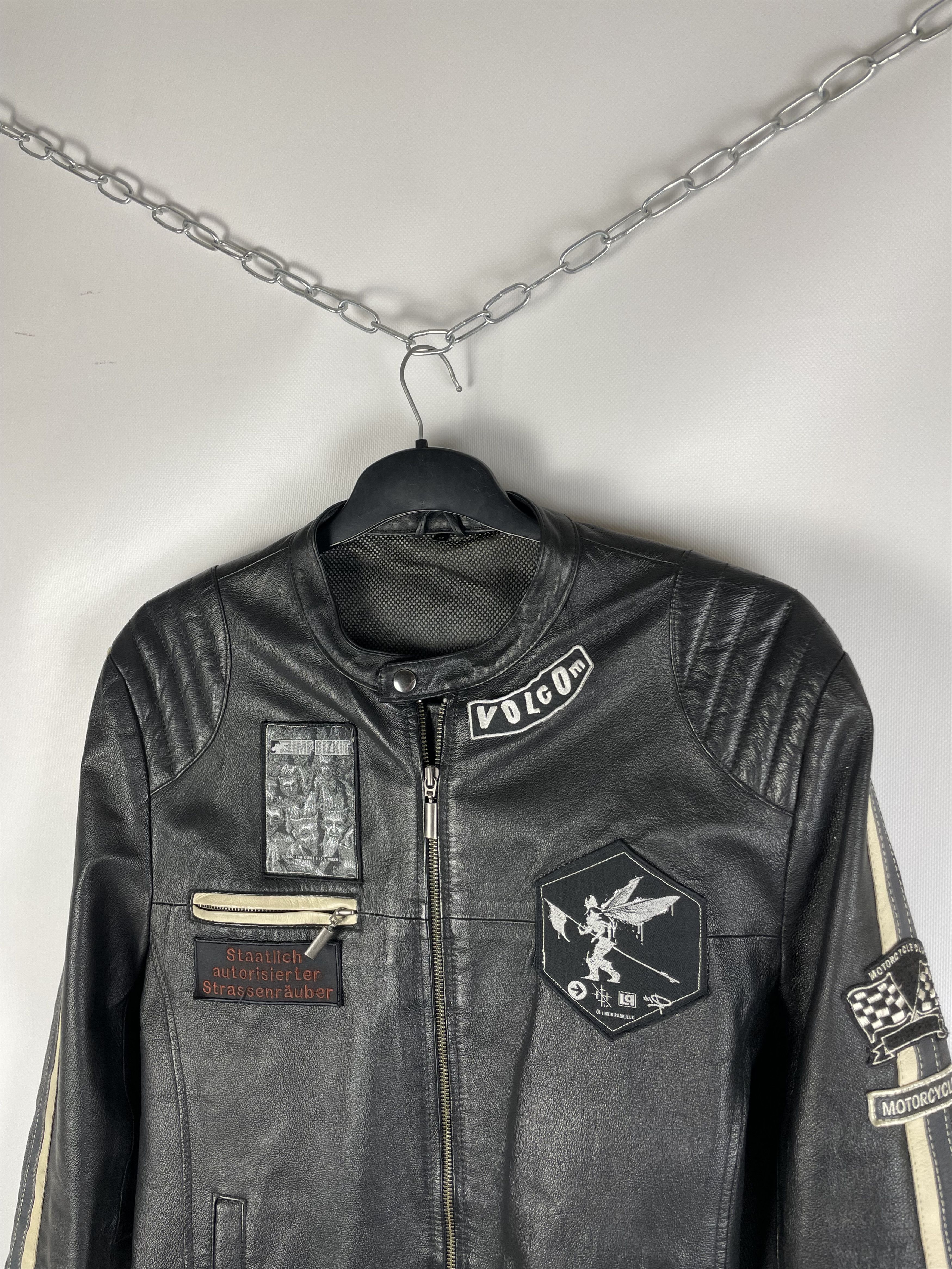 Vintage Vintage 90s Racing Leather Jacket Rock Size US M / EU 48-50 / 2 - 3 Thumbnail