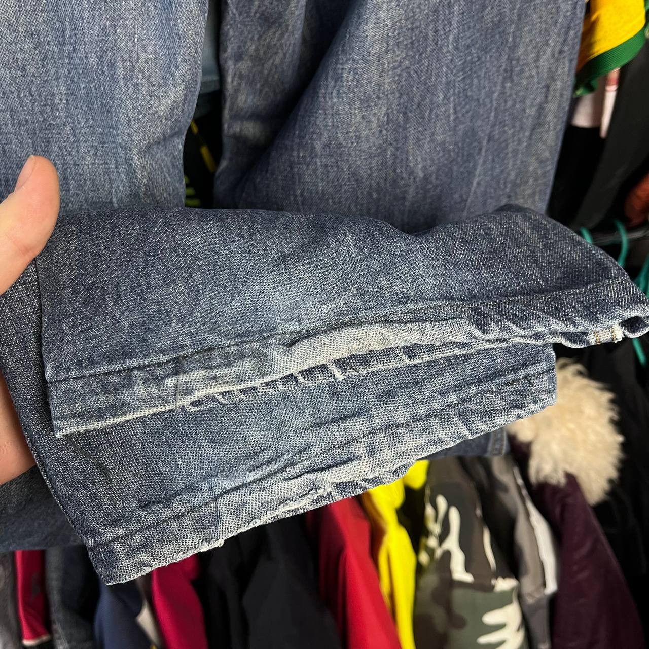 Fubu Vintage 90s FUBU Relaxed Rap Baggy Blue Faded Denim Pants Size US 40 / EU 56 - 11 Thumbnail