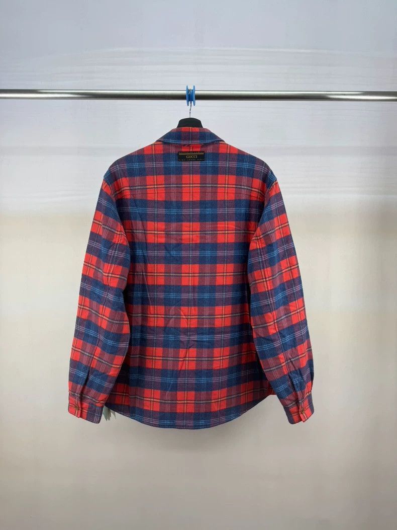 Gucci Gucci Disney Red Blue Plaid Zip Jacket-2505 Size US M / EU 48-50 / 2 - 2 Thumbnail