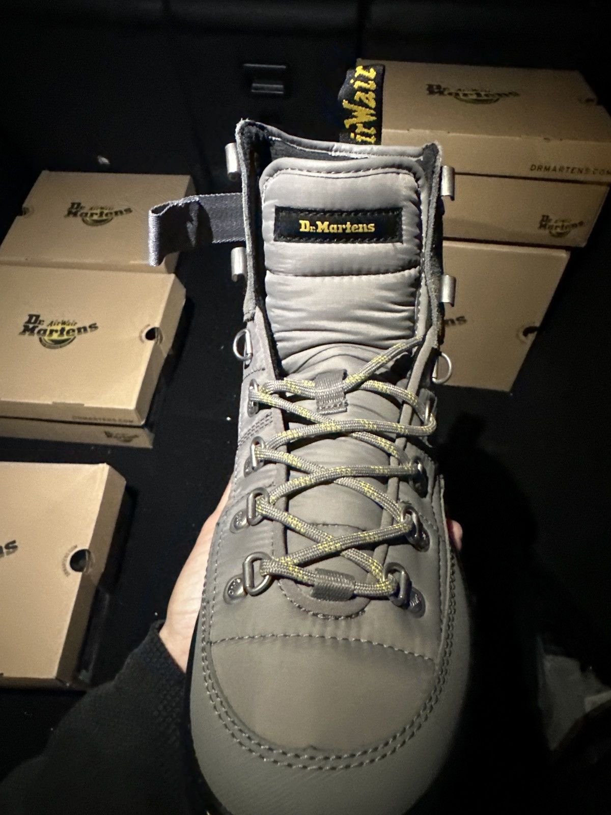 Dr. Martens Dr. Martens Combs Tech Padded Boots Nickel Grey / EU 39) Size US 7 / EU 40 - 5 Thumbnail