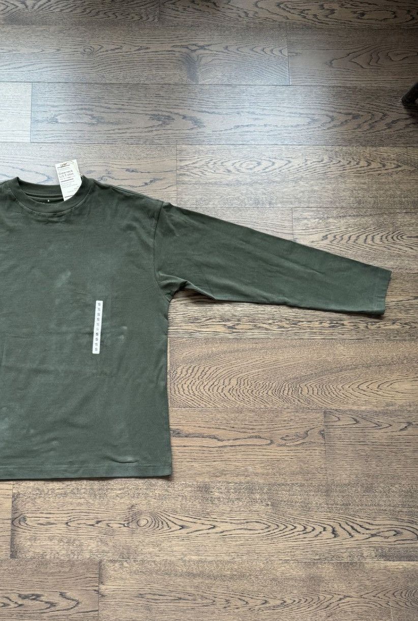 Muji MUJI Japan Mens Brushed Jersey Africa Cotton Army T Shirt Size US S / EU 44-46 / 1 - 2 Thumbnail