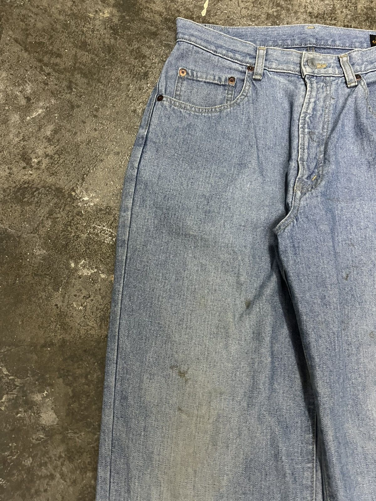 If Six Was Nine 💥Baggy💥Vintage 90’s Bobson Sun Sister Light Wash Jean Size US 30 / EU 46 - 6 Thumbnail