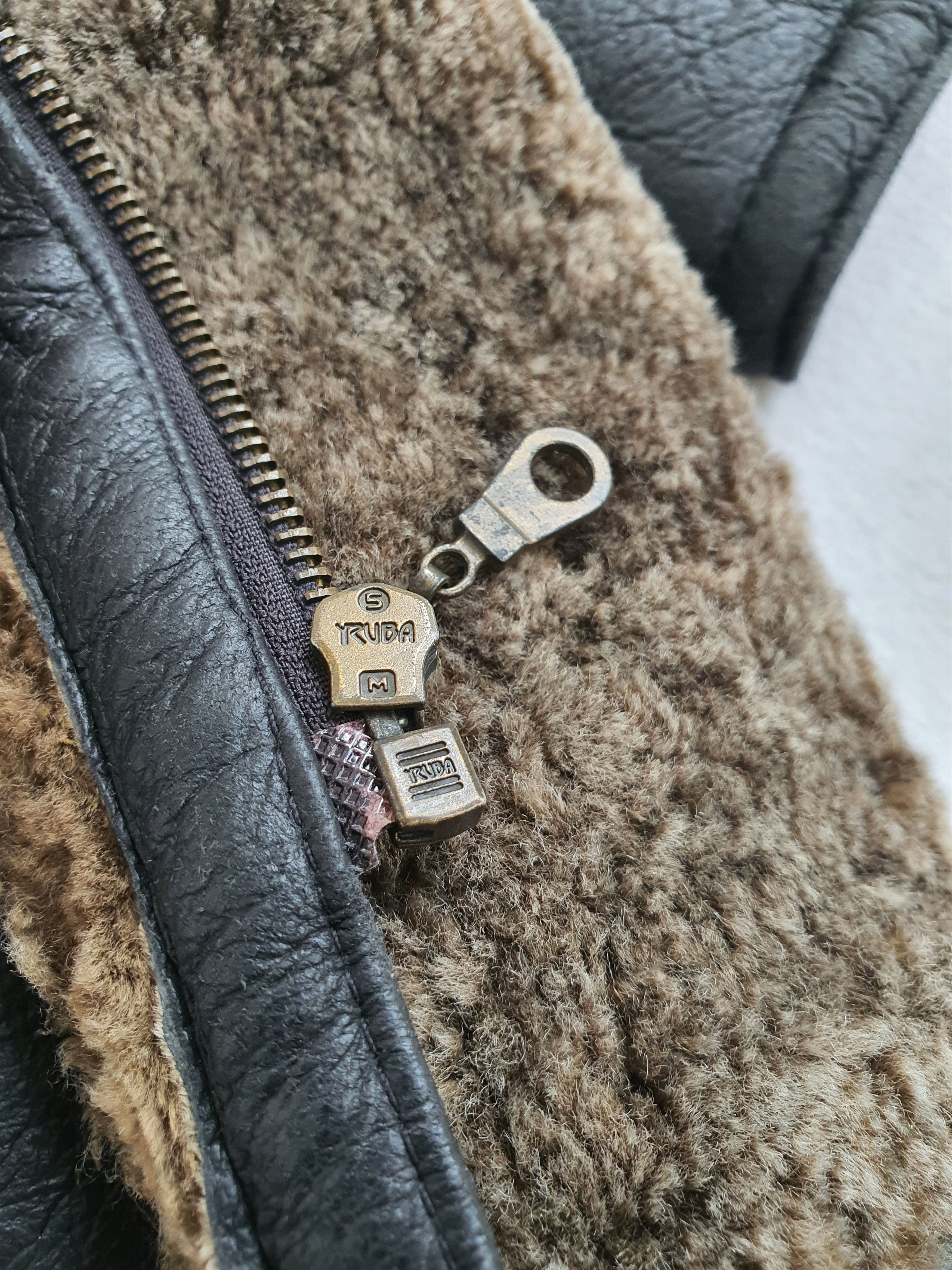 Genuine Leather Heavy Lined Shearling Leather Jacket 3/4 Car Coat - Sz EU 56 Size US XL / EU 56 / 4 - 8 Thumbnail