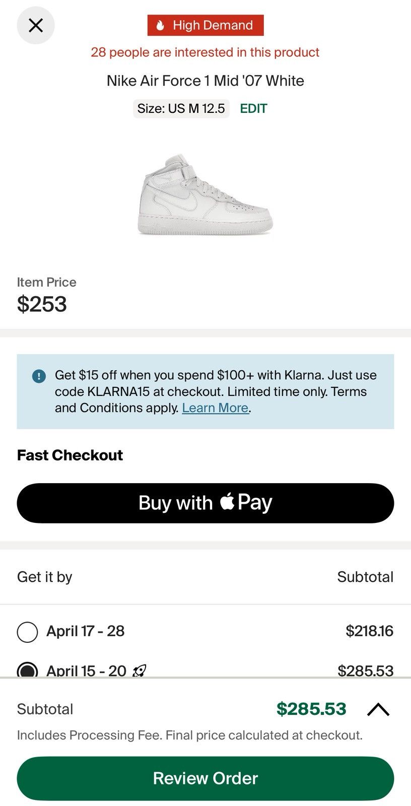 Nike Nike Air Force triple white Size US 11.5 / EU 44-45 - 7 Thumbnail