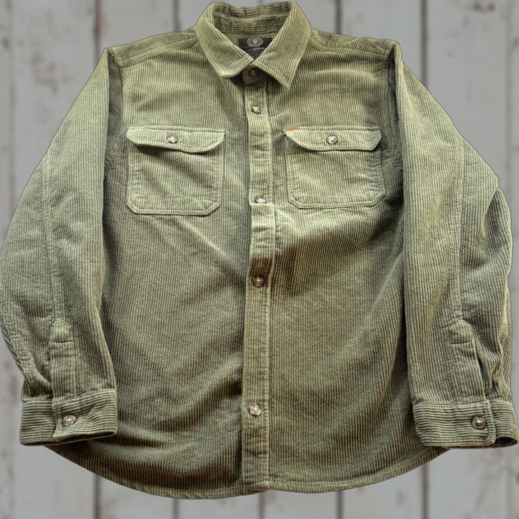 Buffalo David Bitton VINTAGE Buffalo David Bitton Jacket Mens Corduroy Shacket 2XL Green Button-Up Pockets 1932 Billy? Size US XXL / EU 58 / 5 - 1 Thumbnail