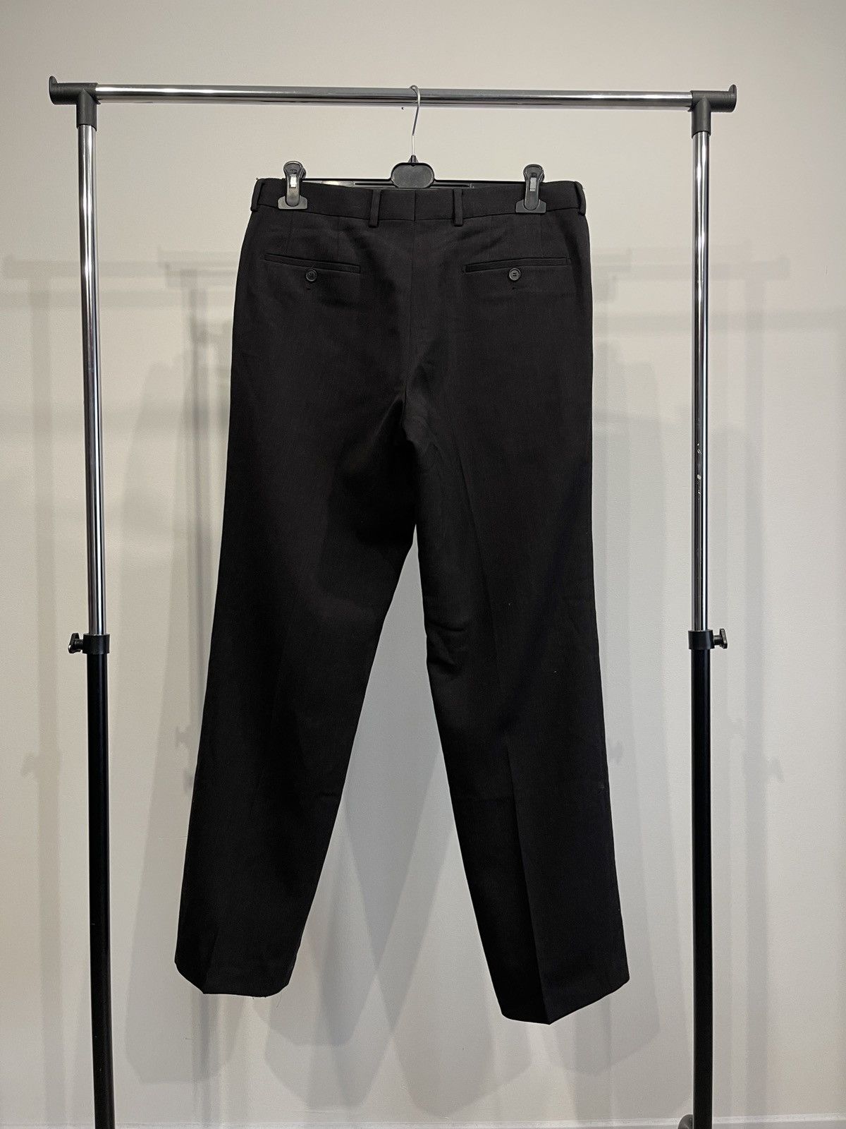 Hugo Boss Vintage Hugo boss trousers classic pants black wool 50 Size 40R - 5 Thumbnail