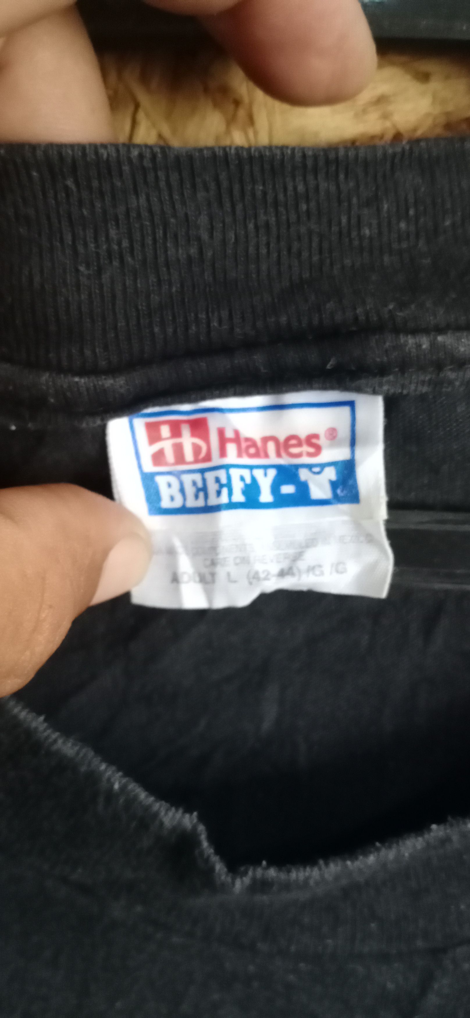 Hanes × Vintage Messiah spellout vintage Size US L / EU 52-54 / 3 - 4 Thumbnail