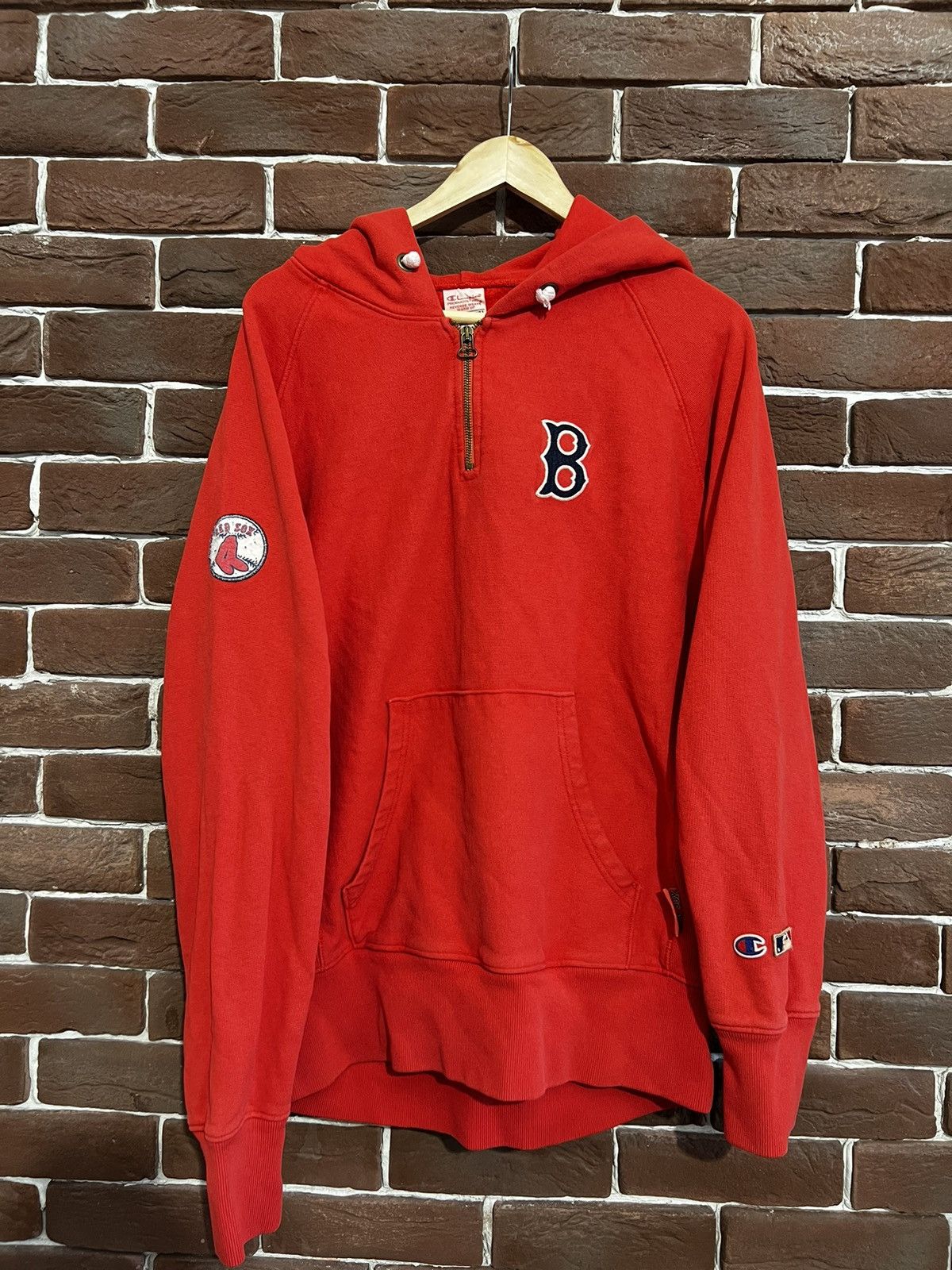 Champion Red Sox Giants MLB Champion Reverse Weave Zip Hoodie Hype Size US L / EU 52-54 / 3 - 1 Thumbnail