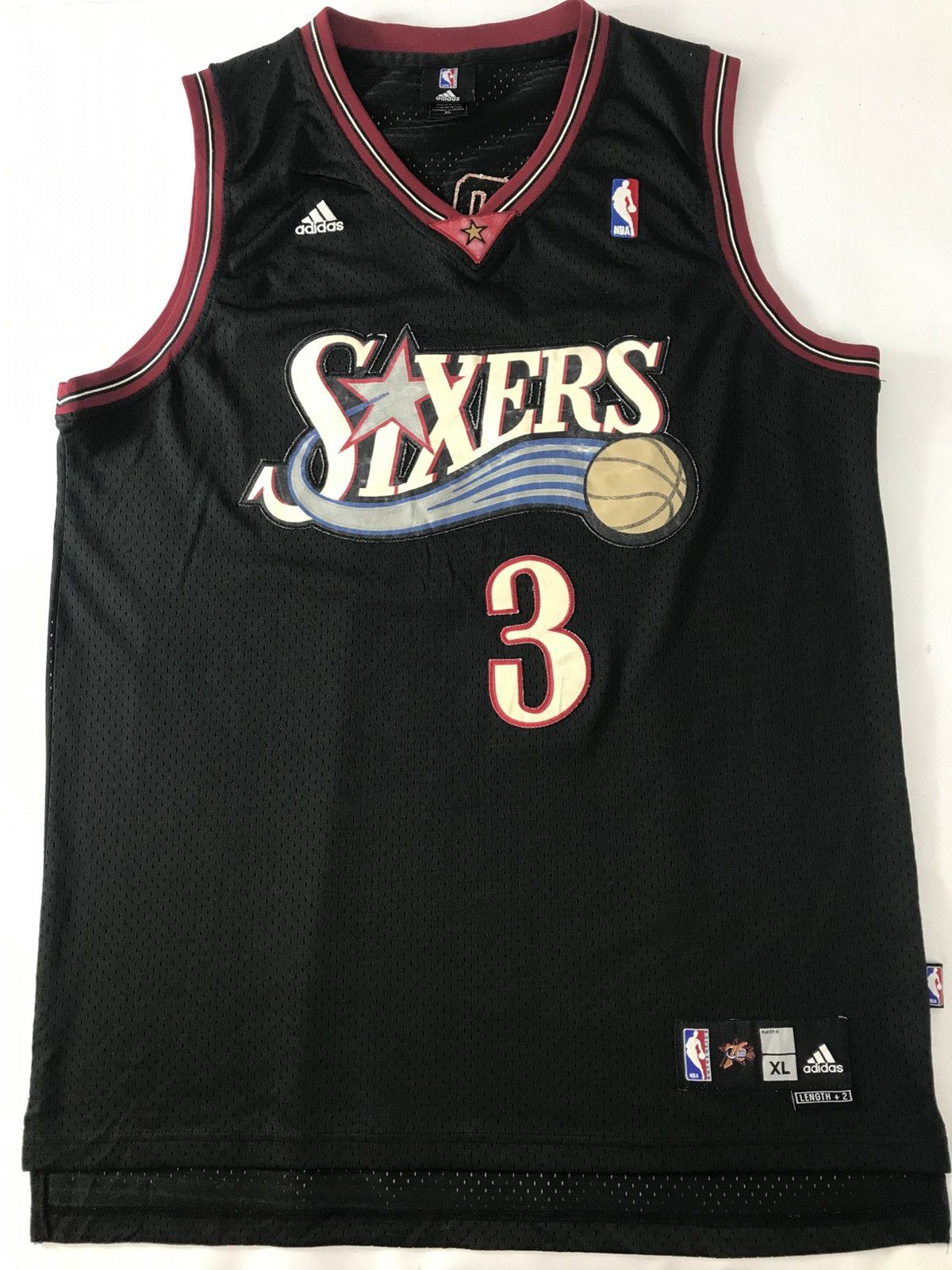 Adidas Adidas Allen Lverson Philadelphia 76er Sixer Tank Top Jersey Size US XL / EU 56 / 4 - 3 Thumbnail
