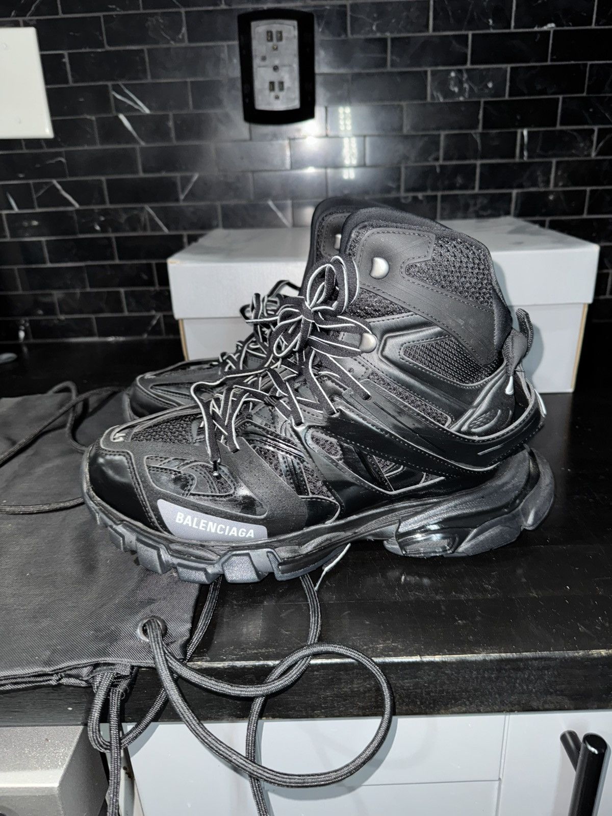 Balenciaga Balenciaga Track hike boots black Size US 8.5 / EU 41-42 - 6 Thumbnail