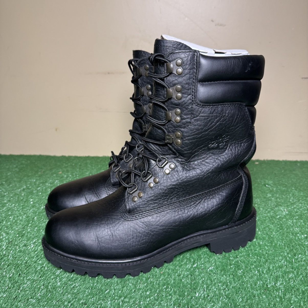 KITH Timberland Triple Black 40 Below Superboot 8 Mens 10.5 Shearling A1Q9O Timberland Super Boot w/ Fur Black 8 Inch 40 | Mercari main image 2