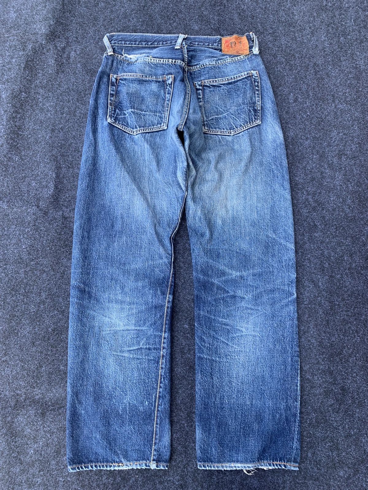 Evisu Vintage Evis selvedge No1 (old name before evisu). Size US 28 / EU 44 - 2 Thumbnail