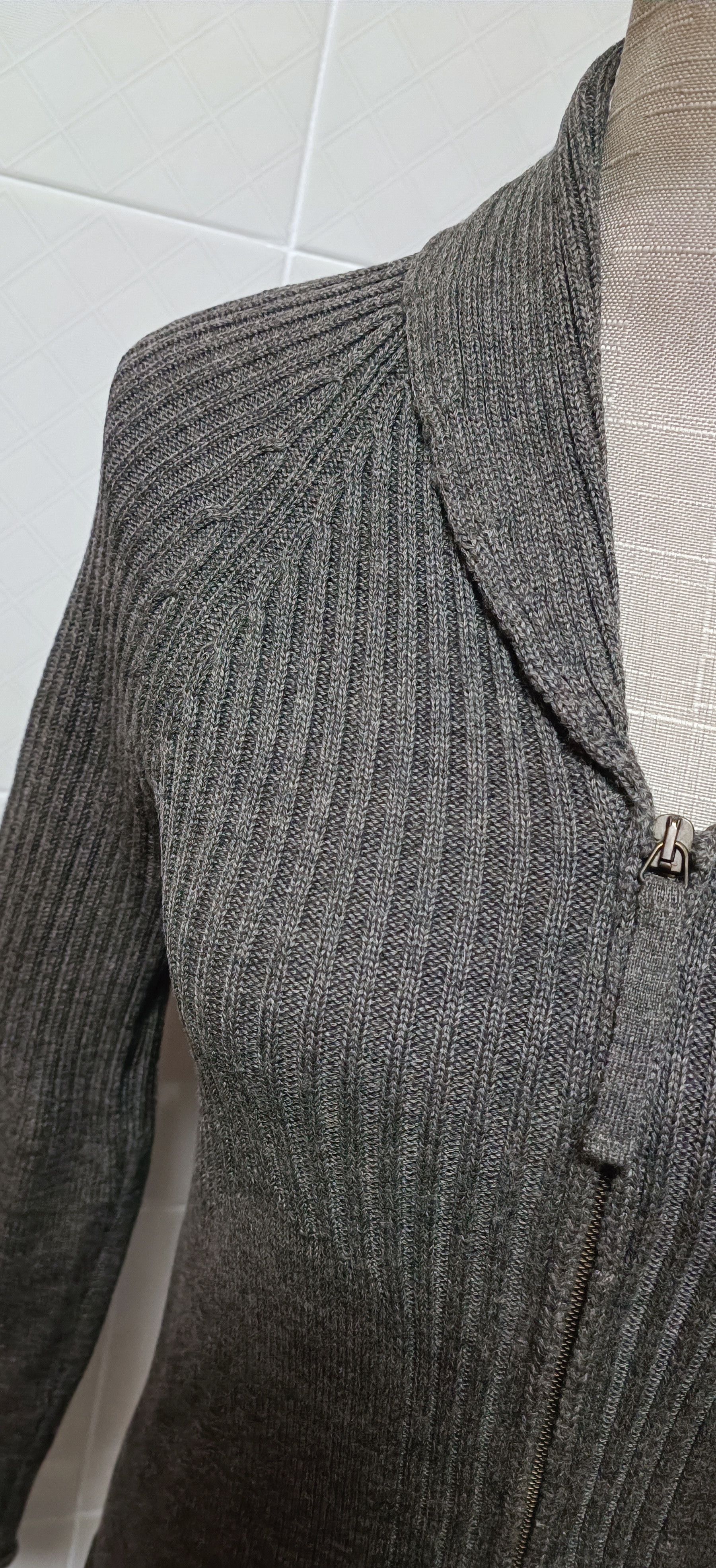 Jean Paul Gaultier 90's - Mink color wool cardigan Size S / US 4 / IT 40 - 7 Thumbnail