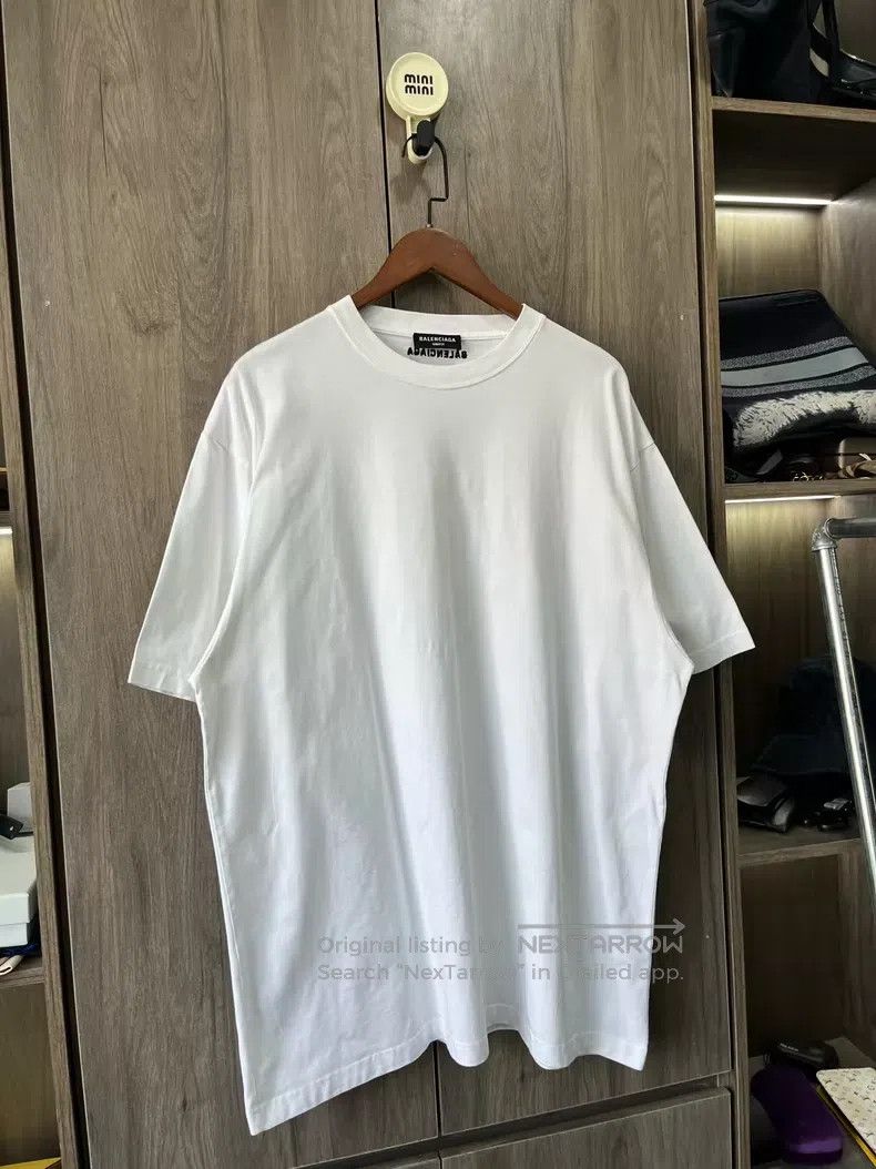 Balenciaga Balenciaga Smiling Fluorescent Printed White Short Sleeve Size US XS / EU 42 / 0 - 5 Thumbnail