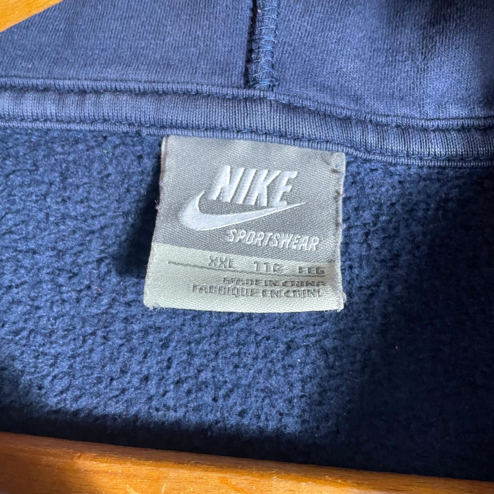 Nike VINTAGE Nike Hoodie Mens 2XL Blue Skate Pullover Sweatshirt Surf Y2K Size US XXL / EU 58 / 5 - 3 Thumbnail