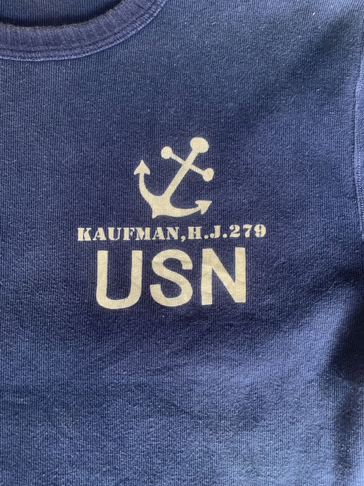 Cushman vintage Cushman USN Short Sleeve Sweatshirt Rare Size US M / EU 48-50 / 2 - 3 Thumbnail