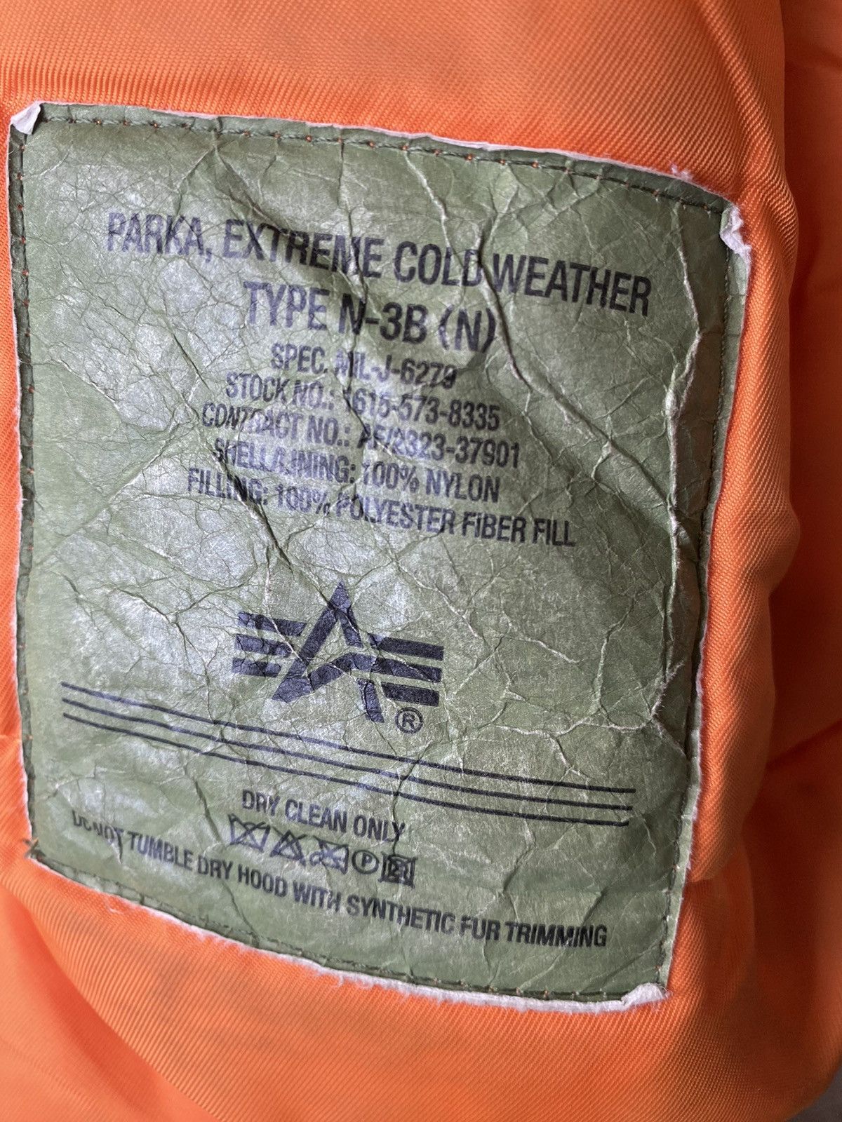 Alpha Industries N-3B Slim Fit Parka Size US M / EU 48-50 / 2 - 6 Thumbnail