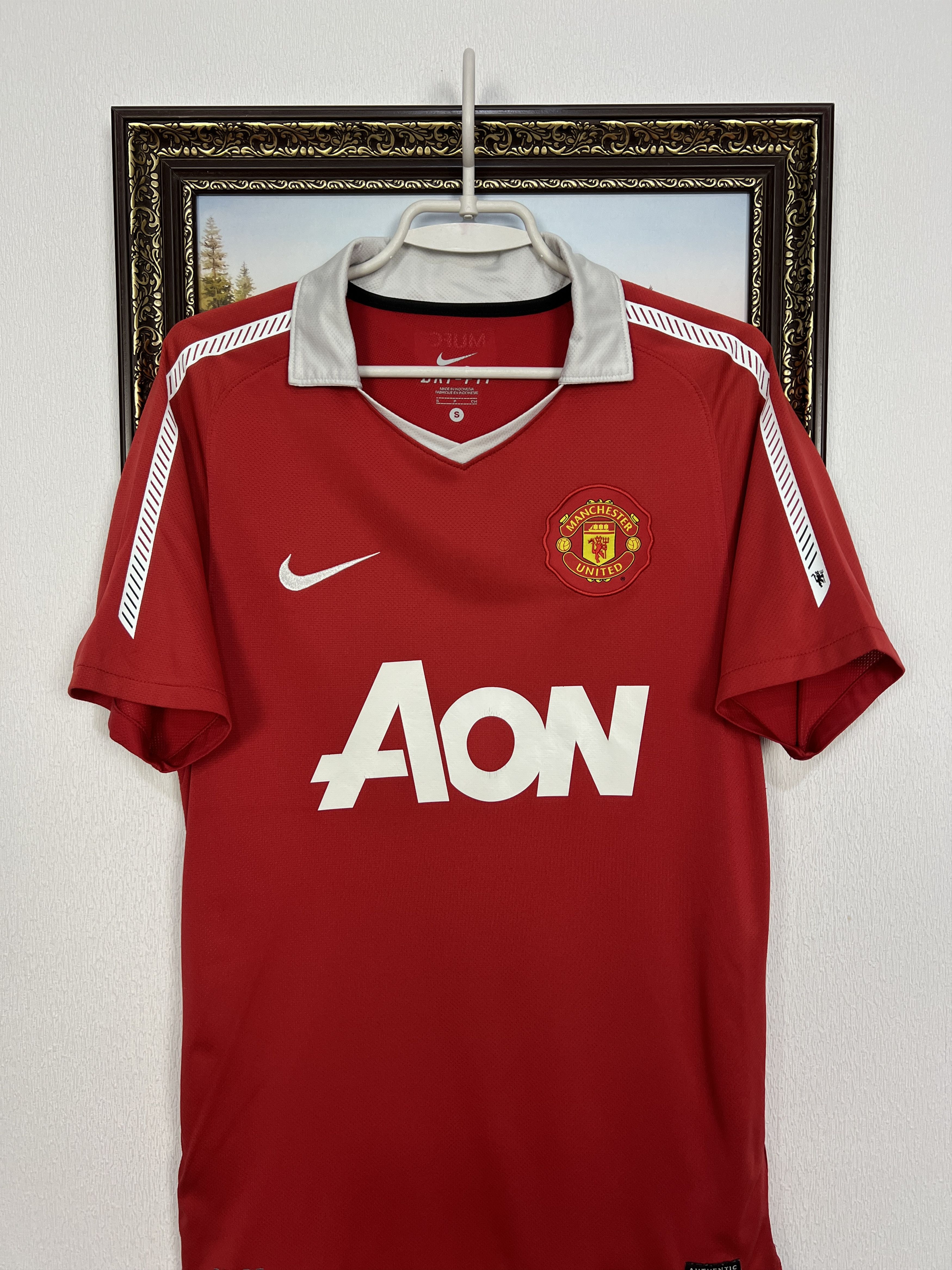 Nike Manchester United Home football shirt Soccer Jersey Trikot Size US S / EU 44-46 / 1 - 2 Thumbnail