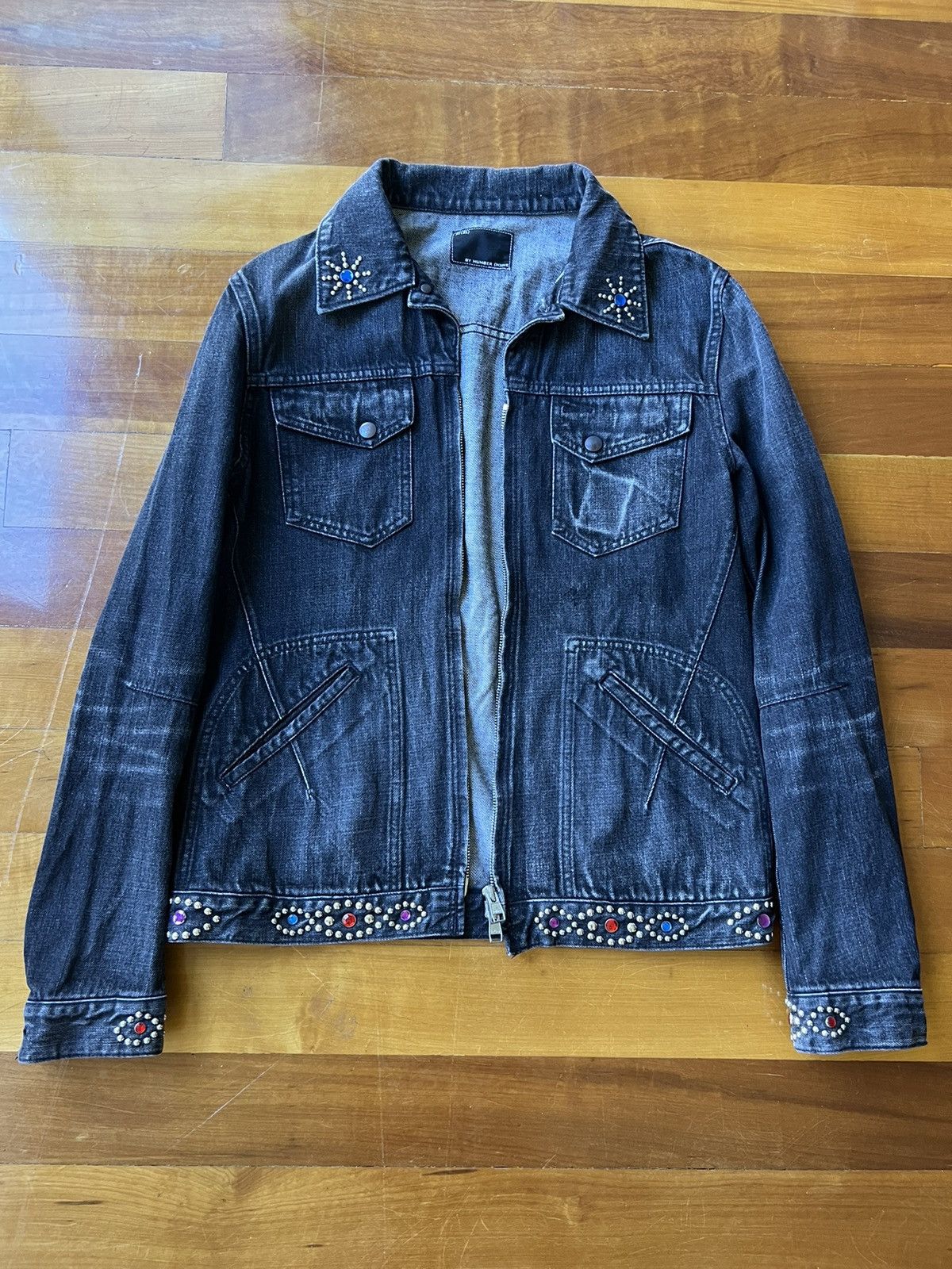 Number (N)ine Archive 00's Studded Jewel Jacket Size US S / EU 44-46 / 1 - 2 Thumbnail
