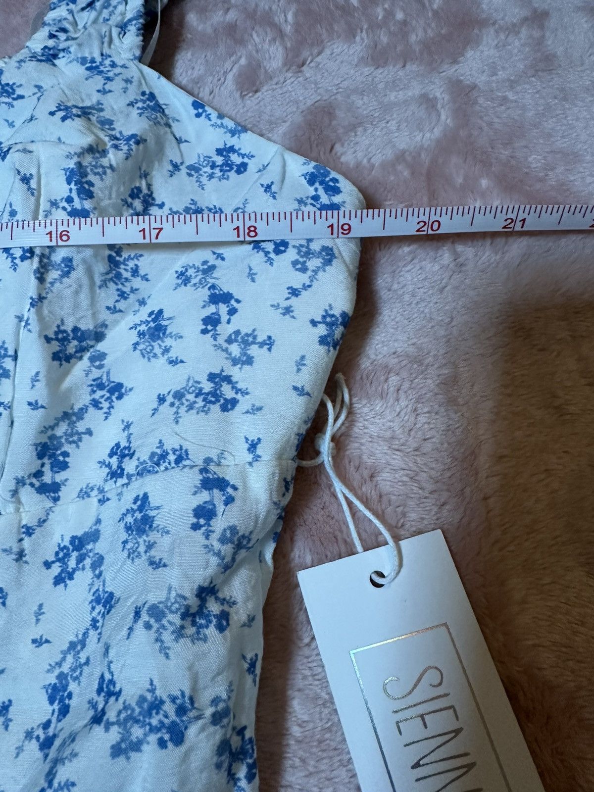 Other NWT Sienna Sky Floral Coquette Front Tie Tank Top Size XL Size XL / US 12-14 / IT 48-50 - 3 Thumbnail