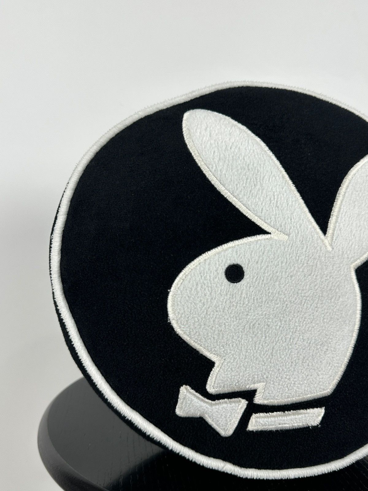 Playboy 2008 Vintage Playboy Bunny Rabbit Logo Round Cushion Pillow Size ONE SIZE - 2 Thumbnail