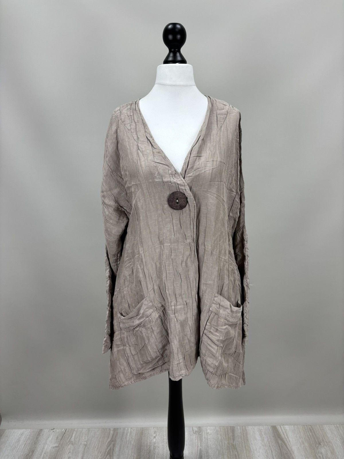 Other Womens cardigan Grizas Size L Color Gray Size L / US 10 / IT 46 - 1 Thumbnail