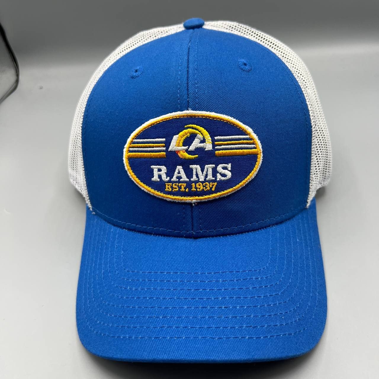 Other Los Angeles LA Rams Trucker Hat Men Team Apparel Snap Back Size ONE SIZE - 1 Thumbnail