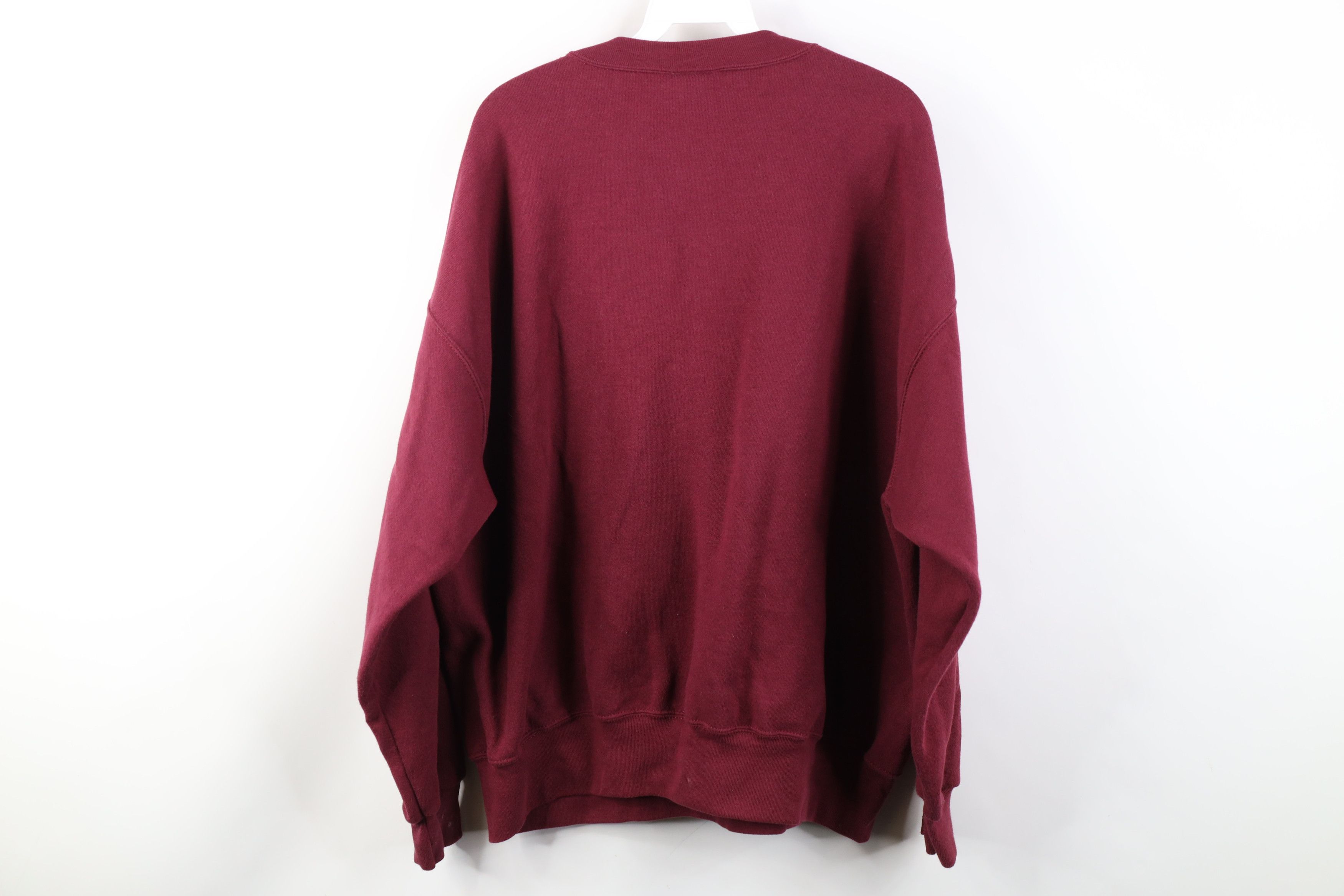 Vintage Vintage 90s USA Olympics Crewneck Sweatshirt Burgundy Red Size US XL / EU 56 / 4 - 12 Thumbnail