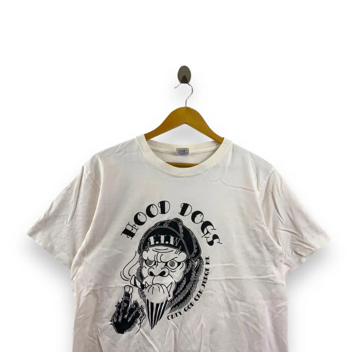 Vintage Vintage HOOD DOGS Hip Hop Rap Graffiti Tee Shirt Top Size US M / EU 48-50 / 2 - 2 Thumbnail