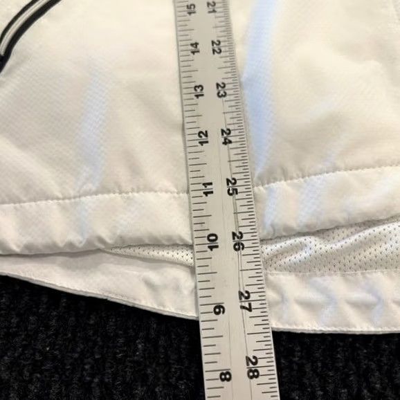 Asics ASICS Women's Lightweight Windbreaker Athletic Active Jacket White L Full Zip Size L / US 10 / IT 46 - 7 Thumbnail