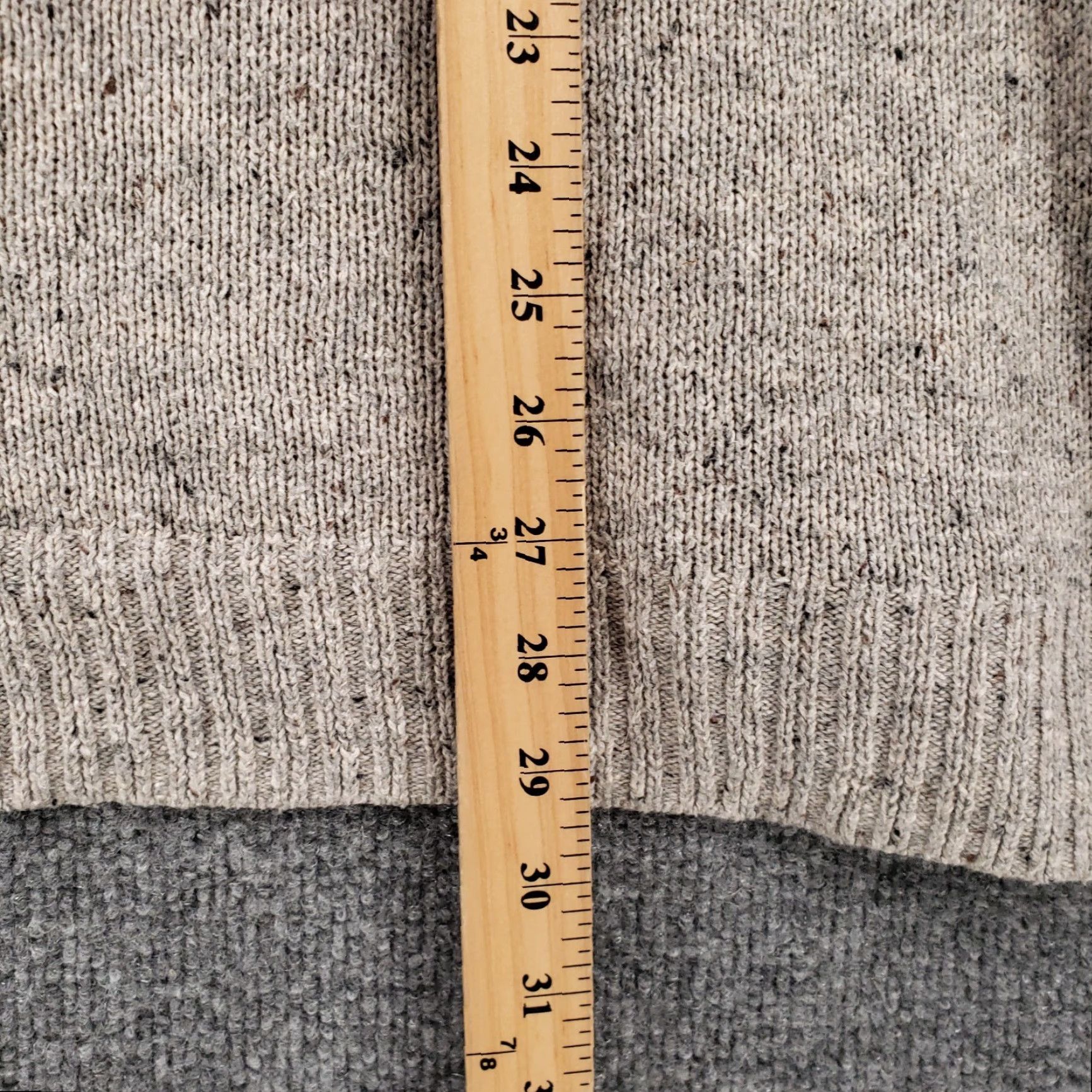 Torrid Torrid Sweater Pullover 4X Gray Cable Knit Front Tunic Cutout Thumbhole Womens Size XXL / US 16-18 / IT 52-54 - 7 Thumbnail