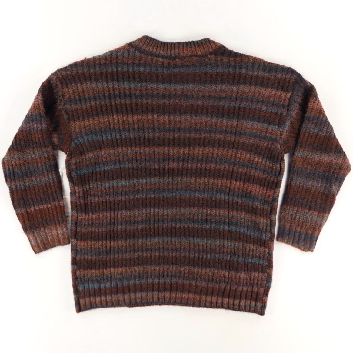 Vintage Ana Knit Crewneck Striped Sweater Berry Spacedye Women's S Shirt Size S / US 4 / IT 40 - 4 Thumbnail