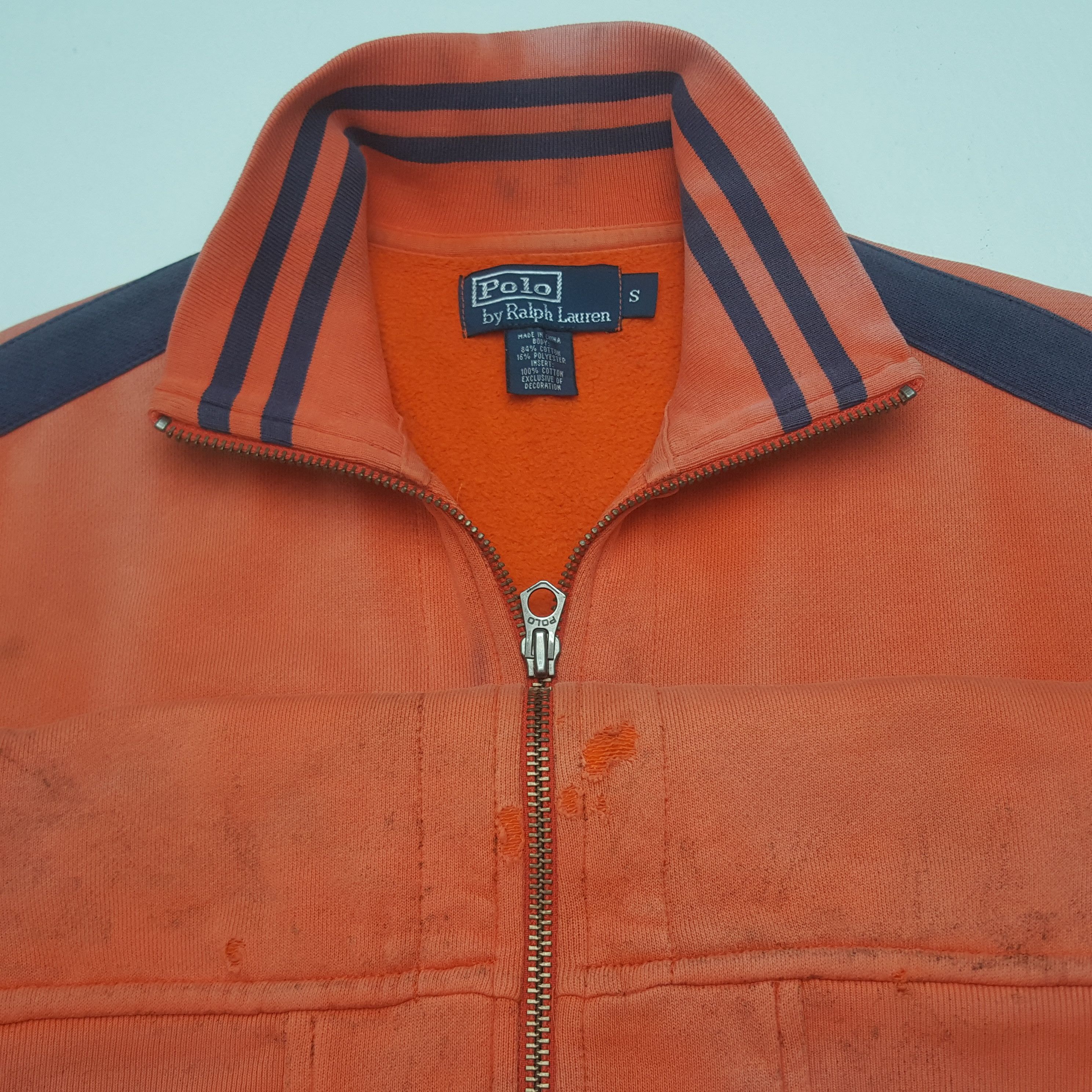 Polo Ralph Lauren Vintage Polo Ralph Lauren Distressed Sweater Jacket C314N10 Size US S / EU 44-46 / 1 - 4 Thumbnail