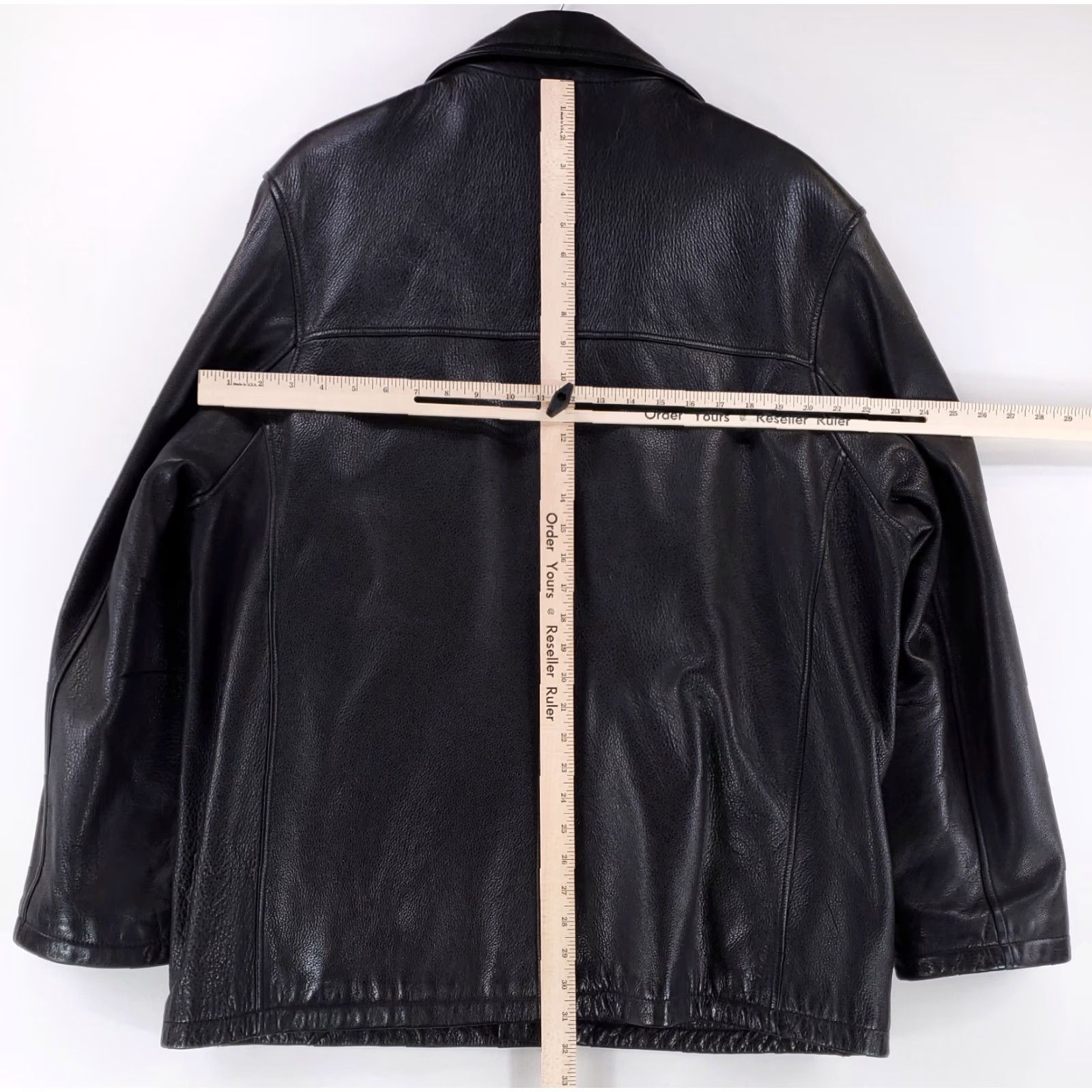 Vintage Wilsons M.Julian Black Leather Jacket Supernatural Dean Winchester Mens XL Jacket Mens XL Black Leather Overcoat Size US XL / EU 56 / 4 - 6 Thumbnail