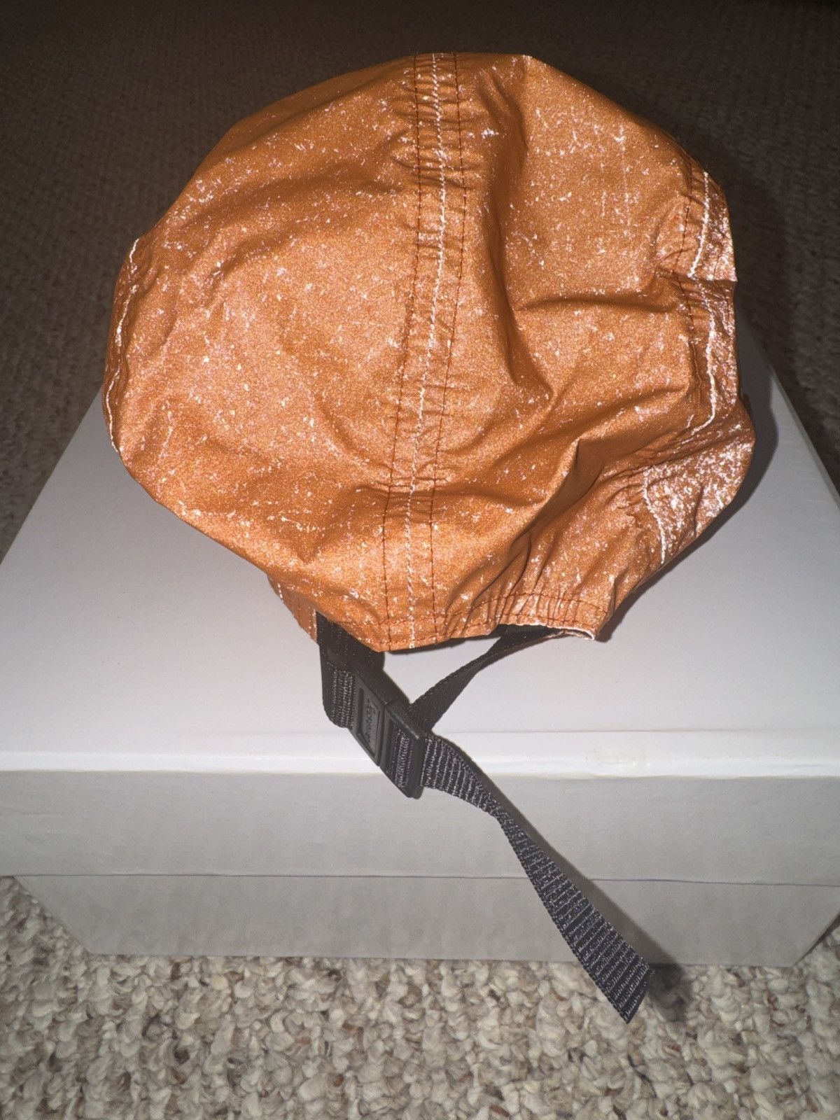 Supreme (2020) Supreme Reflective Speckeled Camp Cap “Orange” Size ONE SIZE - 4 Thumbnail