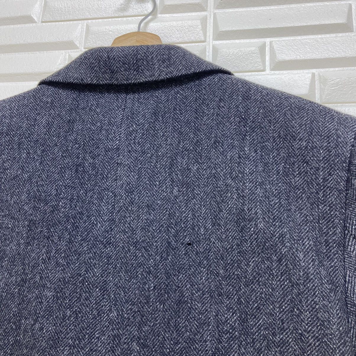 Holt Renfrew Pure Virgin Wool Holt Renfrew Herringbone Overcoat Size US M / EU 48-50 / 2 - 15 Thumbnail