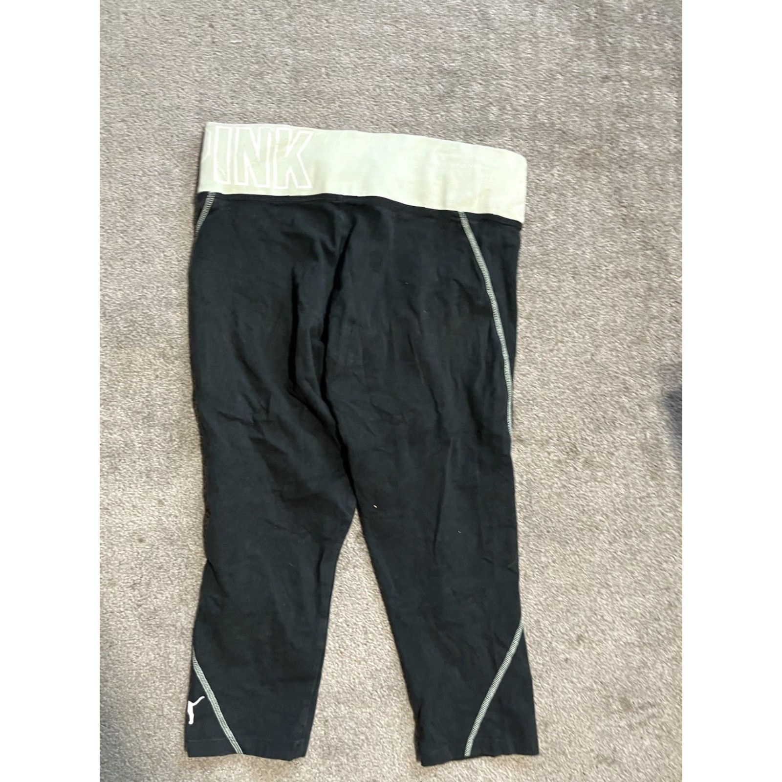 Victoria's Secret PINK Victoria's Secret Yoga Capri Size Small Green Band Size ONE SIZE - 3 Thumbnail