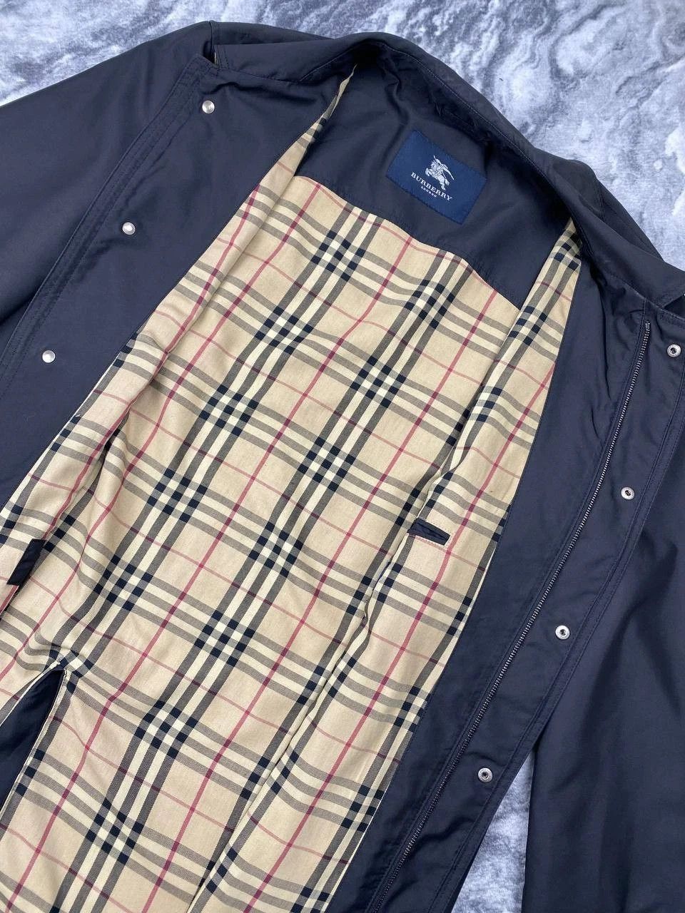 Burberry Vintage Burberry Trench Coat Jacket Nova Check Men Size US XL / EU 56 / 4 - 8 Thumbnail