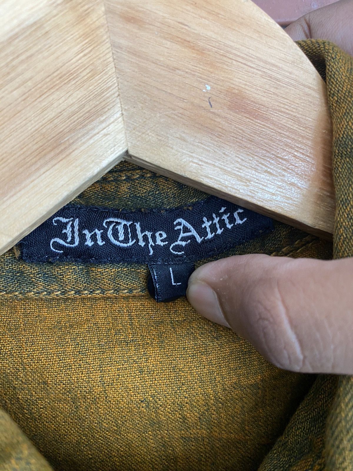 In The Attic Vintage In The Attic Punk Dye button shirt Size US L / EU 52-54 / 3 - 14 Thumbnail