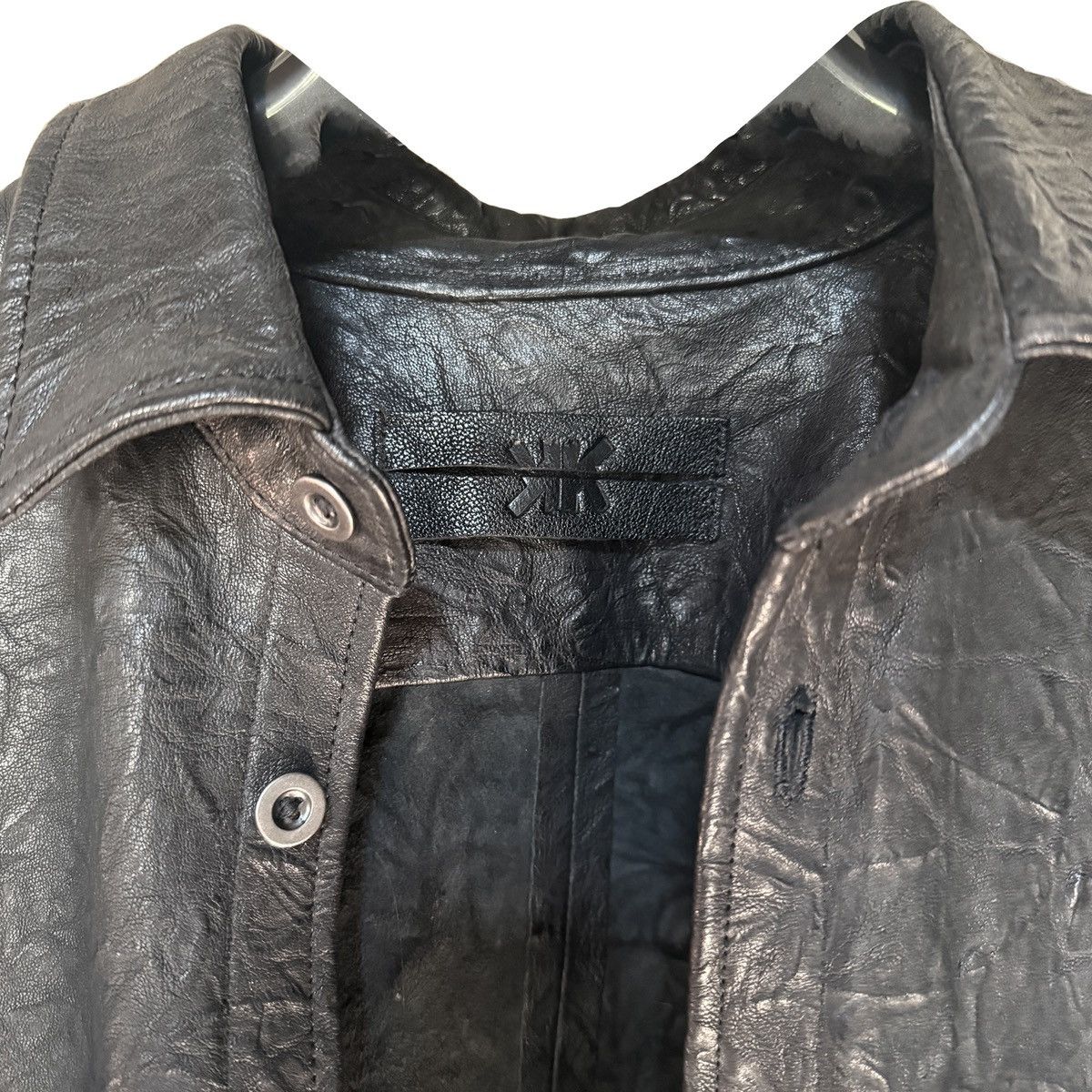 K-Two Studios ★ K-TWO Studios, Lambskin Leather Overshirt Size US XL / EU 56 / 4 - 3 Thumbnail