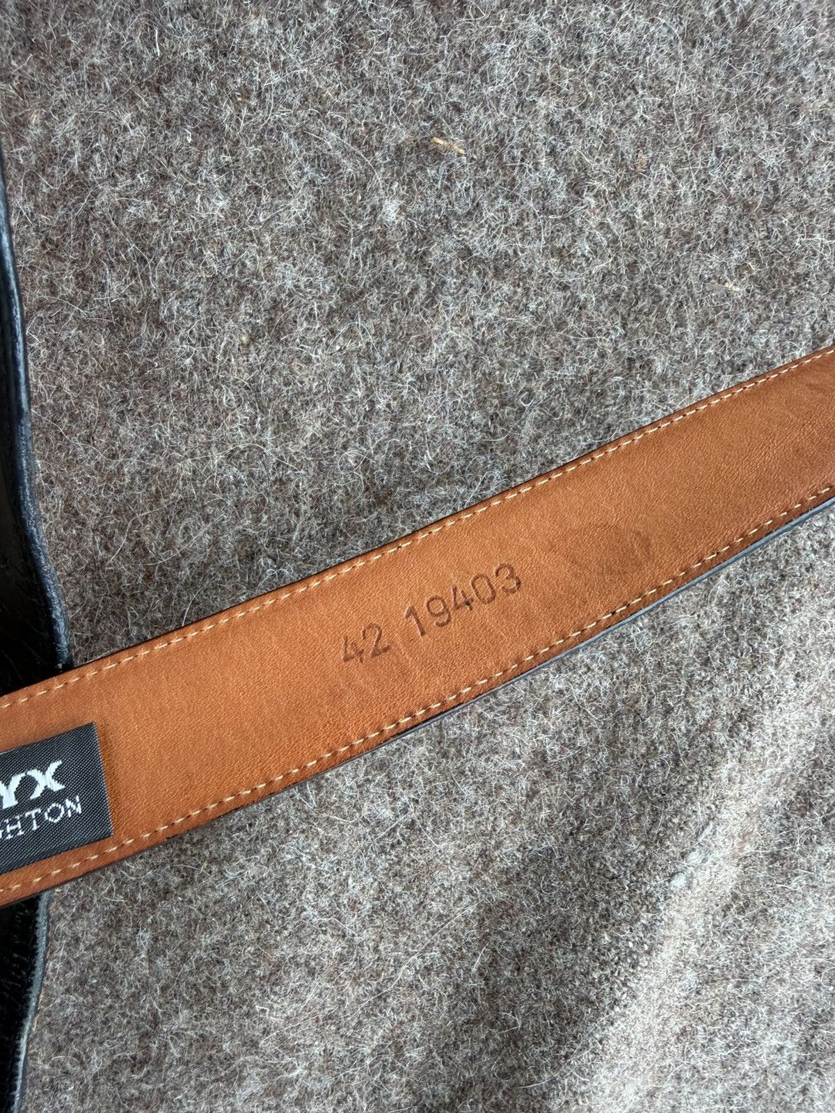 Brighton Onyx by Brighton Navajo Cowboy Leather Belt Size ONE SIZE - 5 Thumbnail