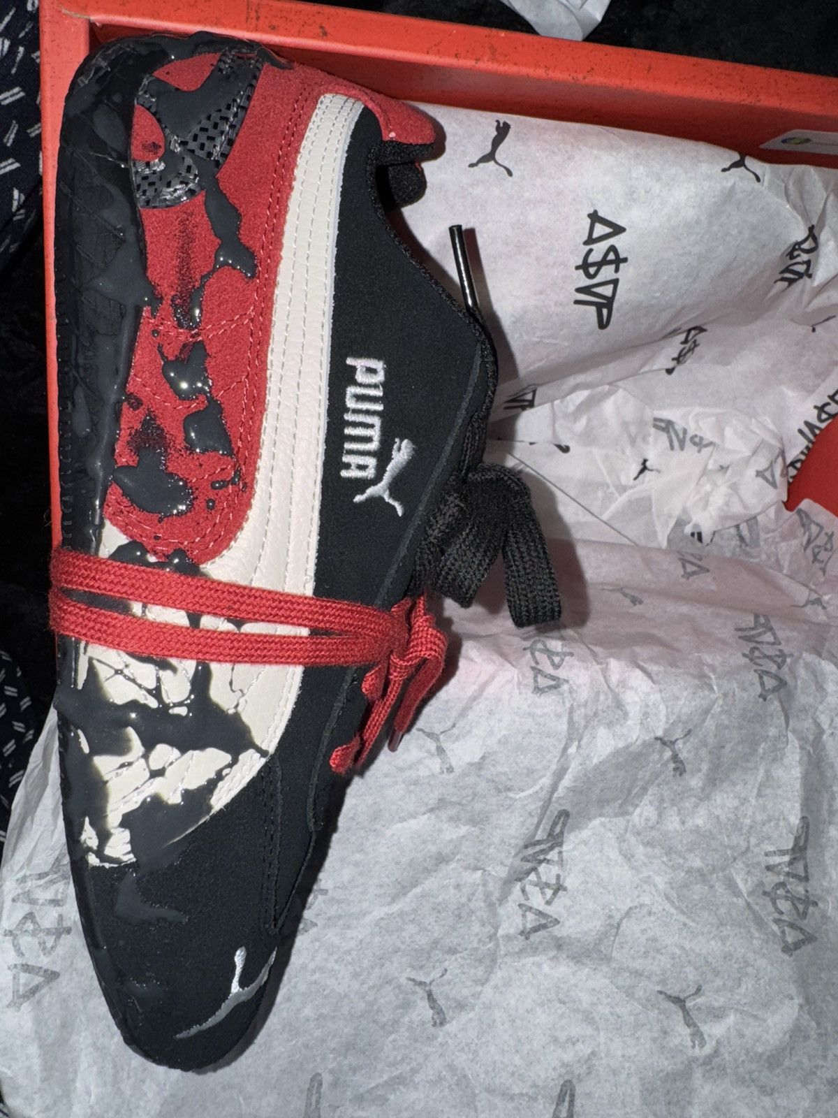 A$AP Rocky × Puma A$AP ROCKY x PUMA Speedcat Racing Sneakers Size US 5.5 / EU 38 - 13 Thumbnail