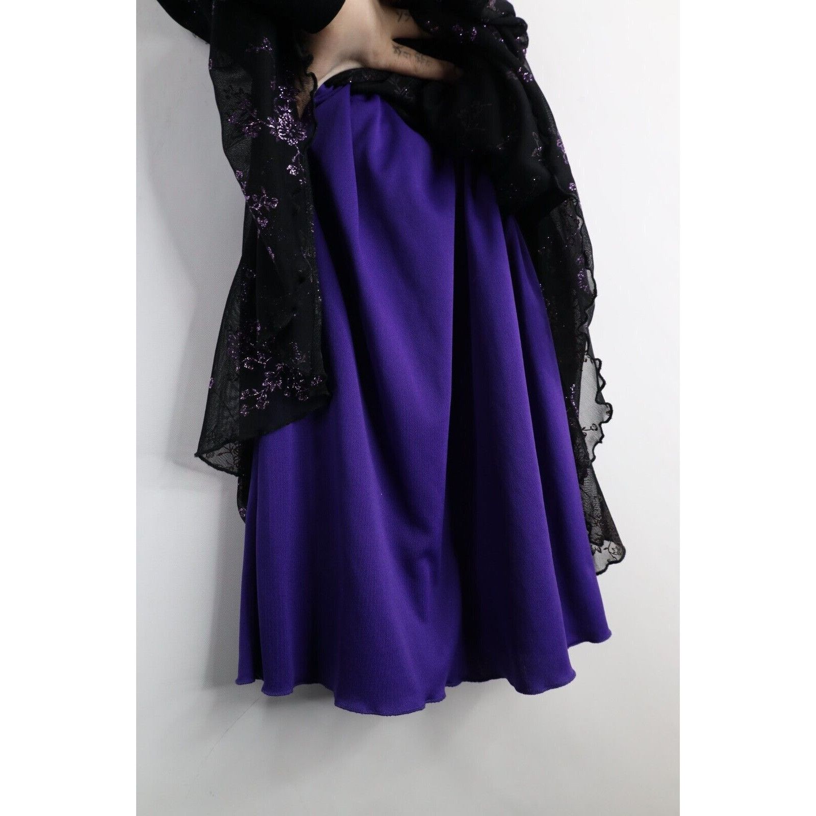 Vintage Vintage 90s Y2K Babydoll Flower Sheer Fairy Bella Dress Size M / US 6-8 / IT 42-44 - 6 Thumbnail