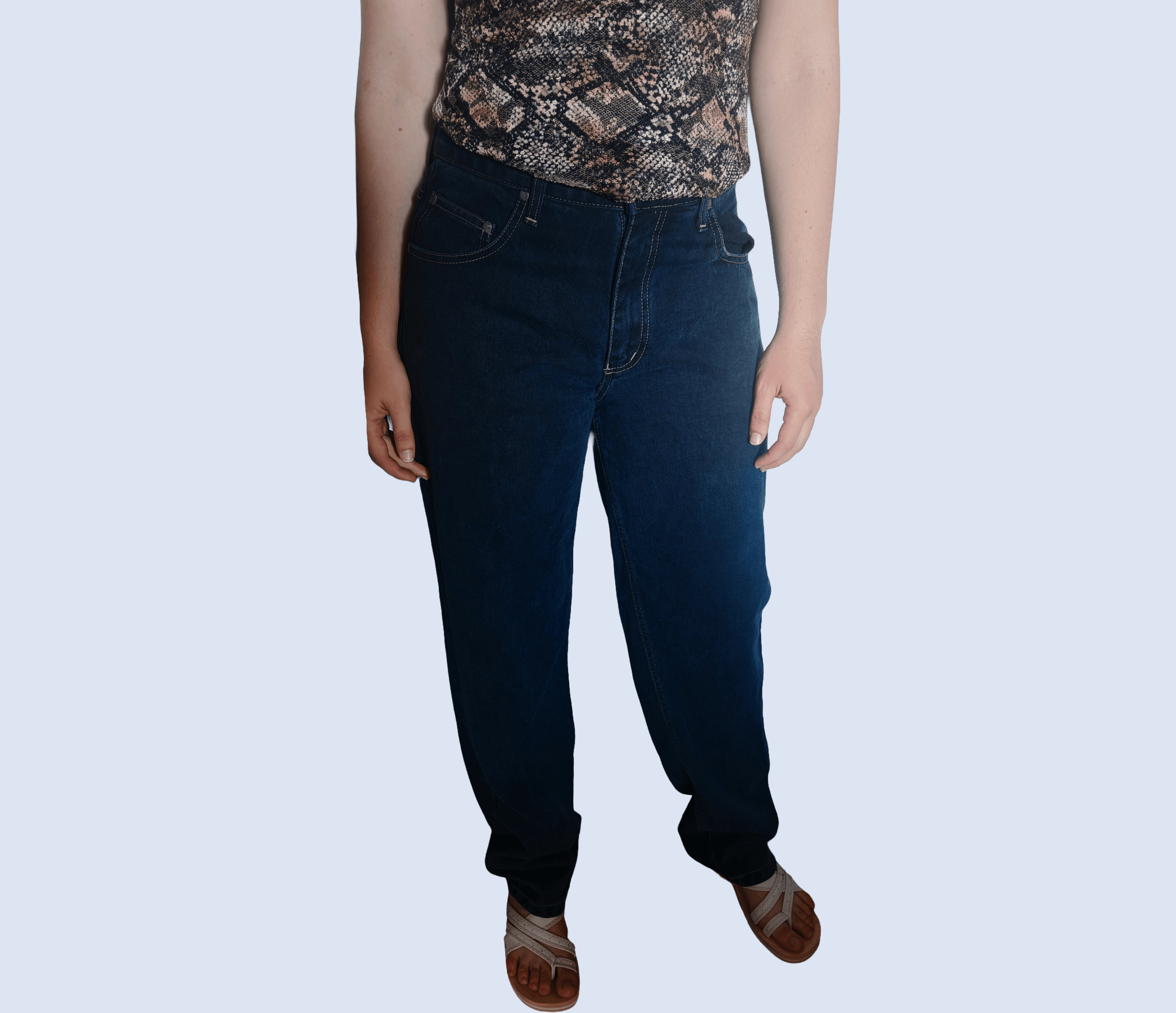 Colorado Trading Co. VTG Colorado High Waist Straight Loose Fit Lyocell Jeans Size US 32 / EU 48 - 3 Thumbnail