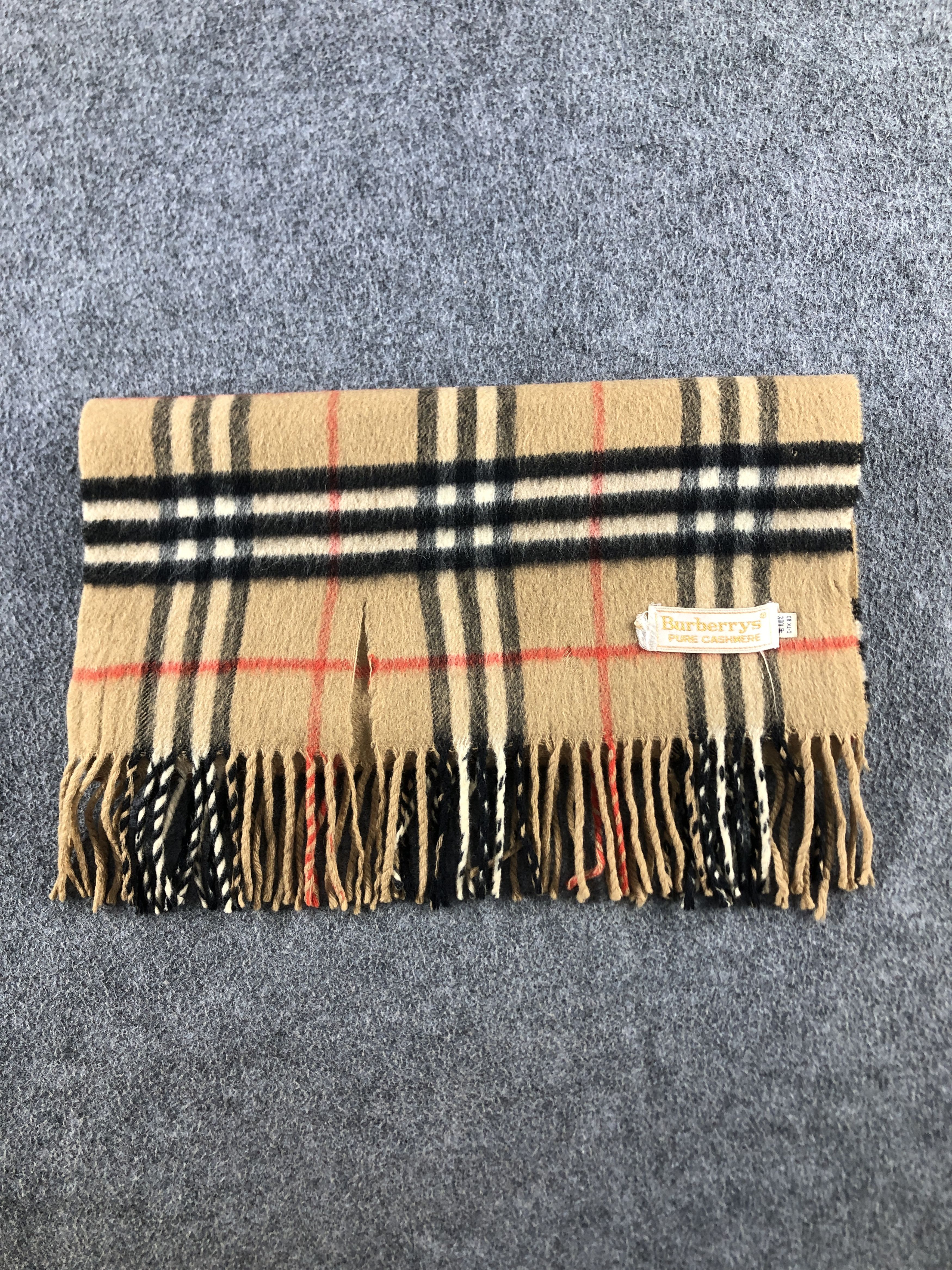 Burberry Burberry Cashmere Scarf / Muffler / Neckwear P820 Size ONE SIZE - 8 Thumbnail