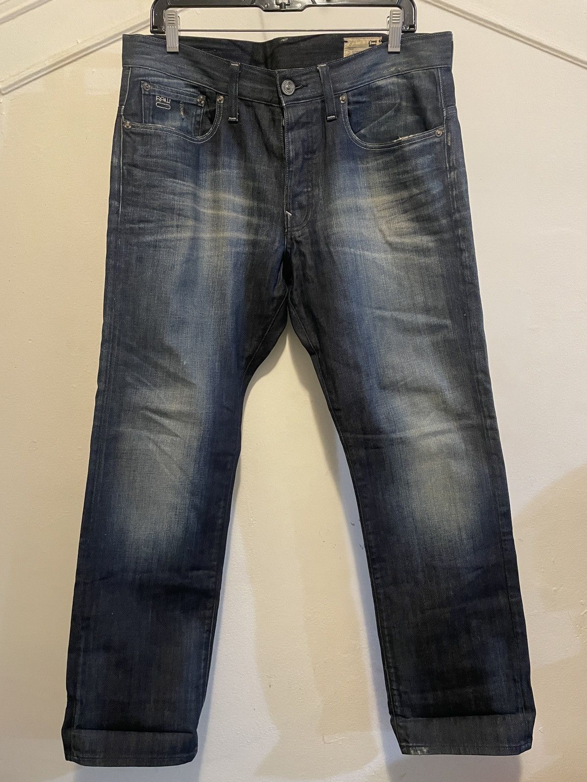 G-Star G-Star Raw 3301 Denim Jeans Pants Sz 34’ Size US 34 / EU 50 - 1 Thumbnail