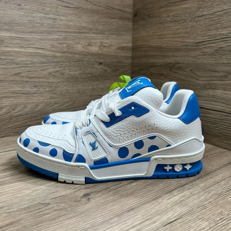 Louis Vuitton Yayoi Kusama x Louis Vuitton Blue Dot Trainers -2508 Size US 7.5 / EU 40-41 - 1 Thumbnail