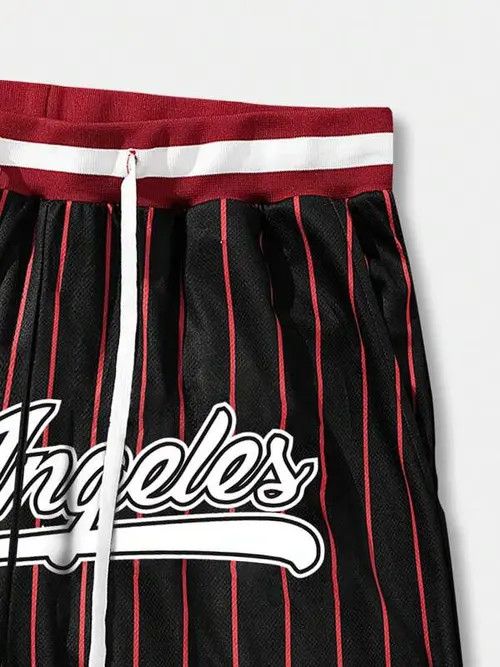 Jean Stripe basketball Graphic shorts DRIP Size US 30 / EU 46 - 2 Thumbnail